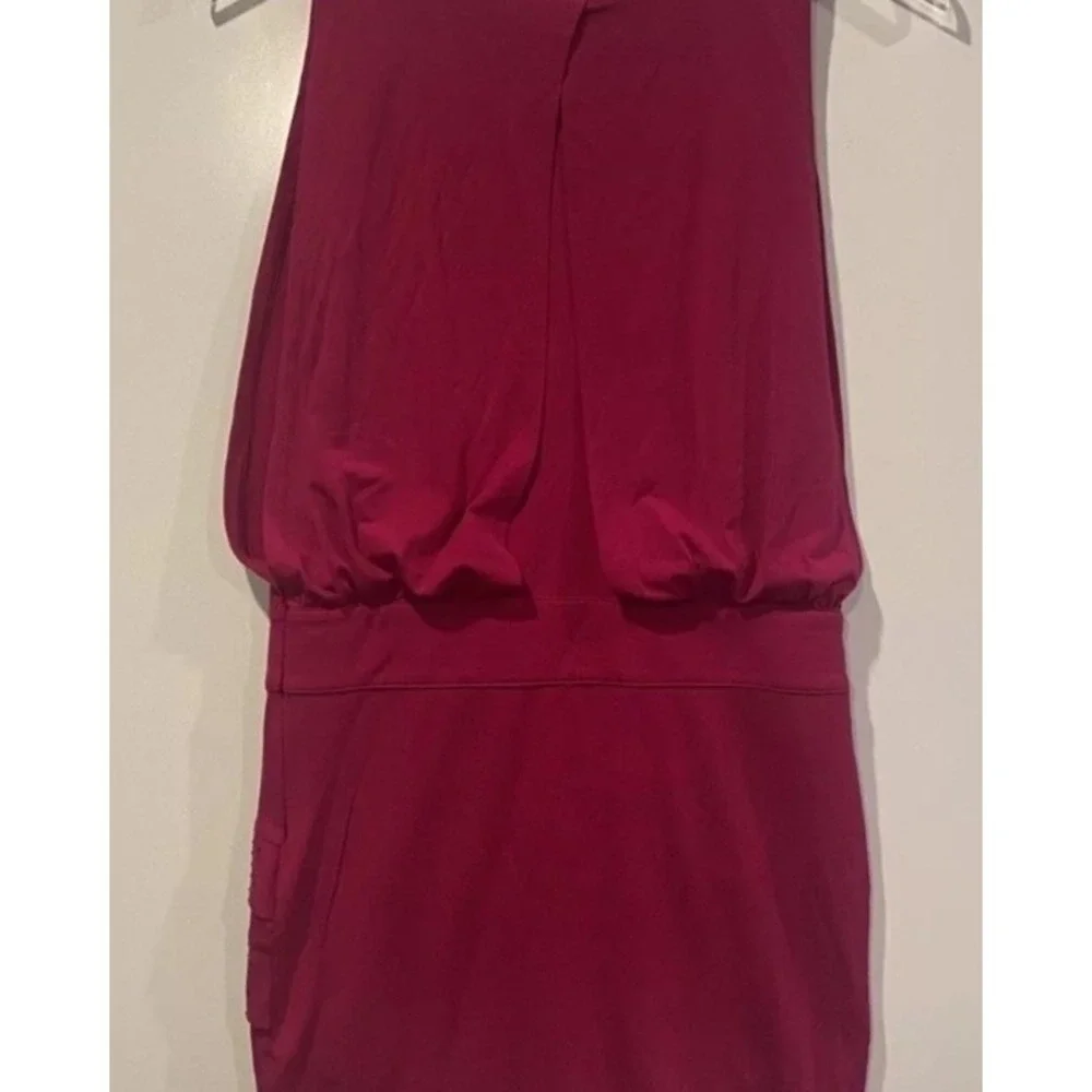 Elisa B Magenta Pink Blouson Rhinestone Embellished Party Dress Girls Size 14